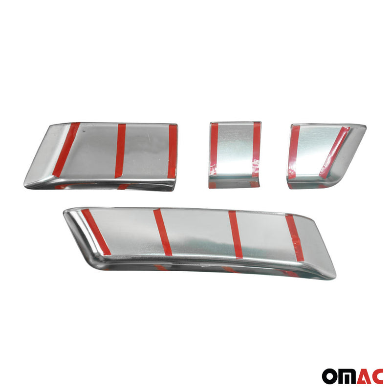 Moulure de Grille de Calandre pour Renault Megane III 2008-2012 Chromé 4Pcs