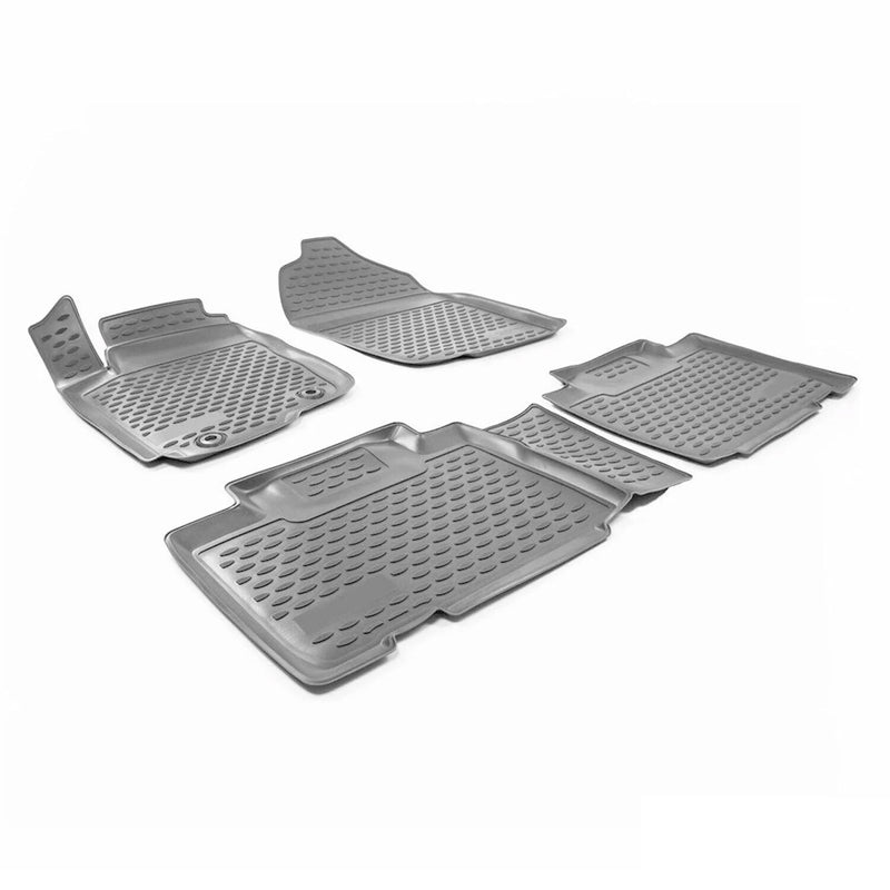 Tapis de sol pour Toyota RAV4 IV 2013-2018 en caoutchouc TPE 3D Gris 4Pcs