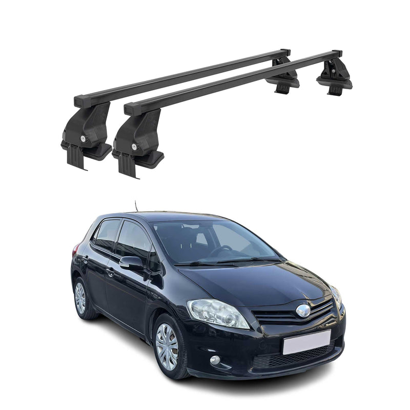 Barres Transversales Menabo pour Toyota Auris 2006-2012 Noir