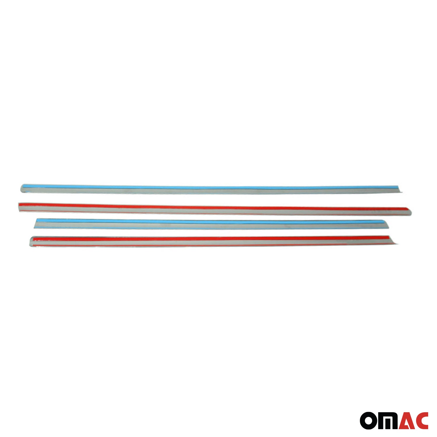 Garniture Baguette de Vitre pour Mercedes Classe ML W164 2005-2011 inox 4Pcs