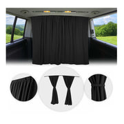 Rideaux De Séparation De Cabine pour VW T5 L1 L2 Protection Solaire Noir