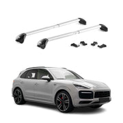 Barres de toit transversales pour Porsche Cayenne PO536 2019-2026 Alu Gris ABE
