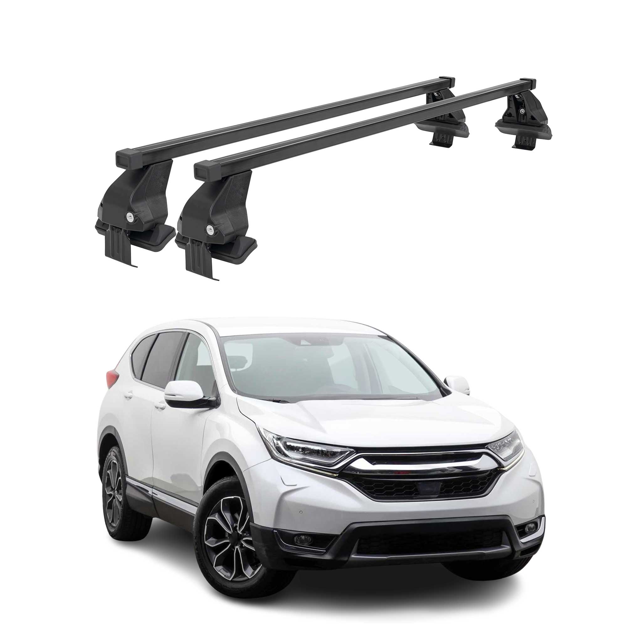 Barres Transversales Menabo pour Honda CR-V V 2017-2022 Noir
