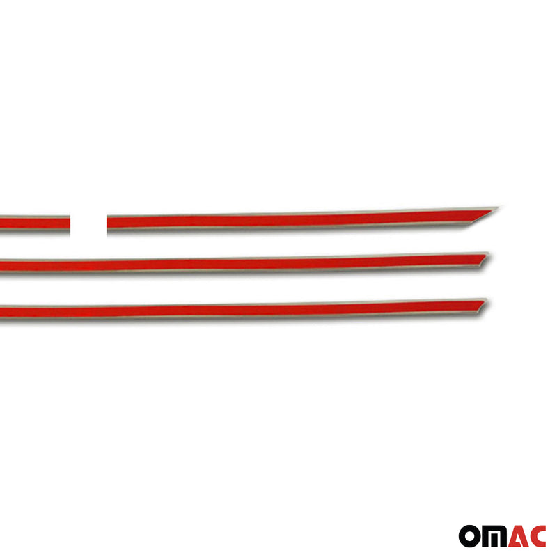 Garniture Baguette de porte latérale pour Fiat 600e 2023-2025 HB inox 4Pcs