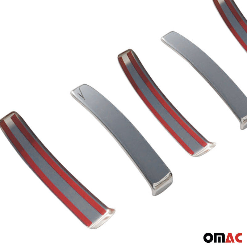 Couverture de poignée de porte pour Citroen Nemo 2008-2021 en Acier Inox 5Pcs