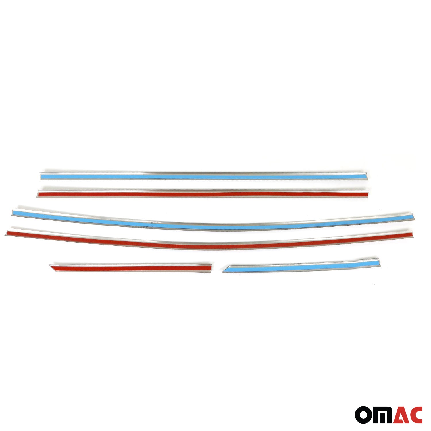 Garniture de Fenêtre pour Peugeot 2008 SUV 2019-2026 Acier Inox Foncé 6Pcs