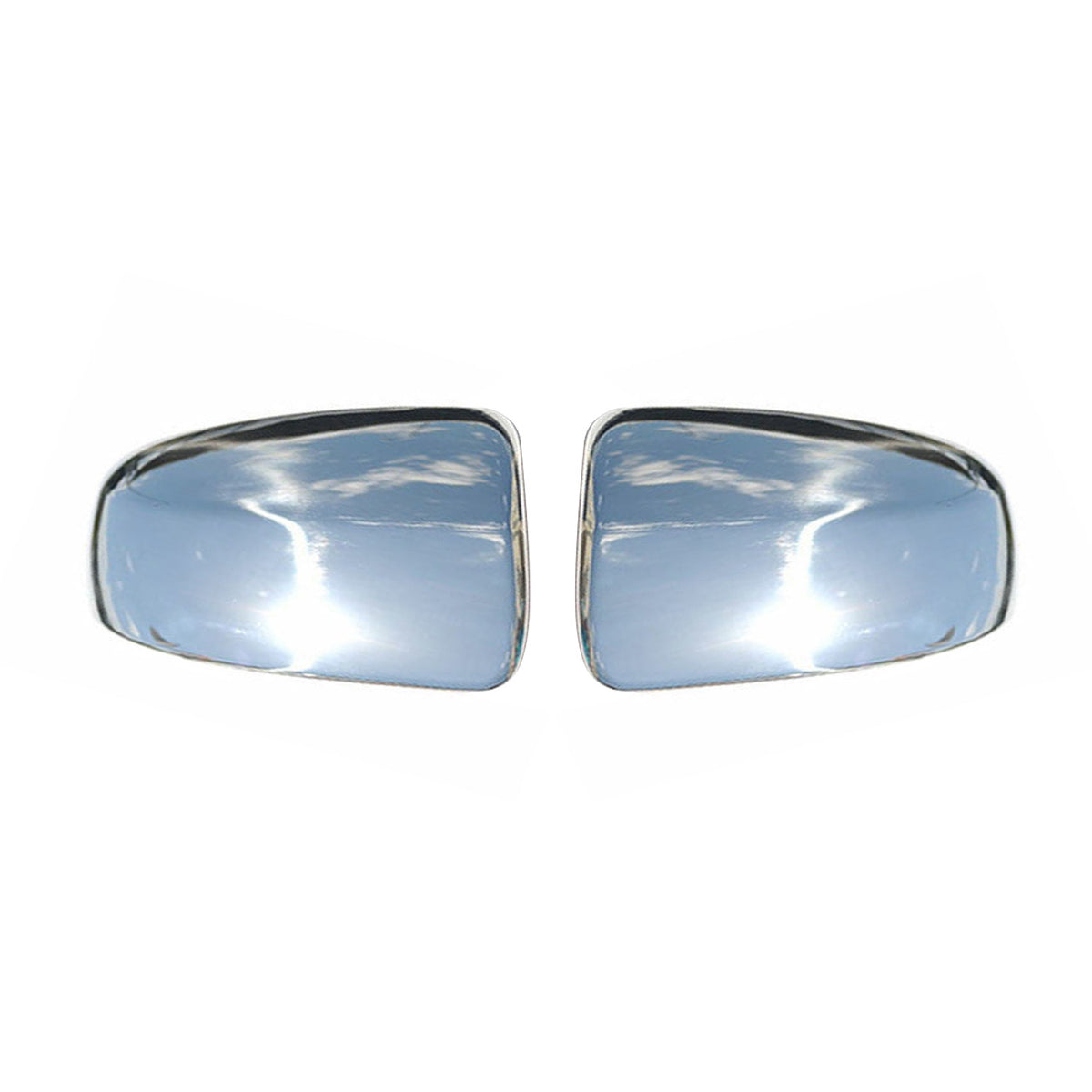 Coques de Rétroviseurs pour Mercedes Viano W639 2010-2014 en Acier Chromé Argent