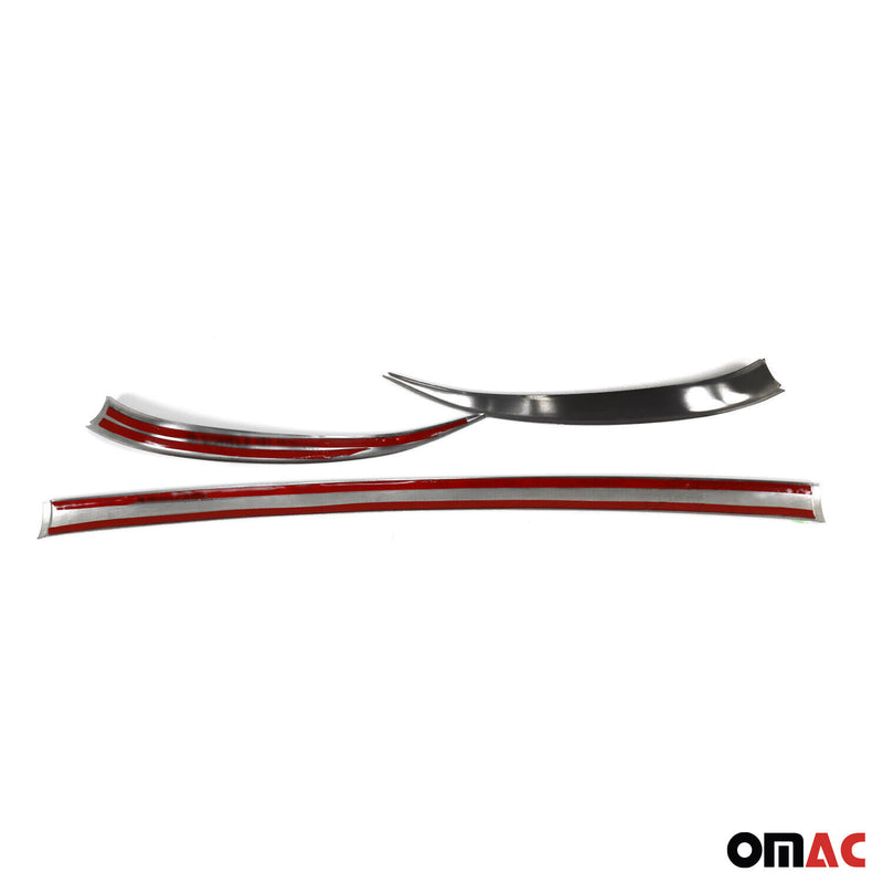 Moulure de Grille de Calandre pour Peugeot 2008 2019-2022 Chromé 3Pcs
