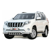 Pare-Buffle Avant Pour Toyota Land Cruiser 150 2013-2017 Argent en Acier Inox