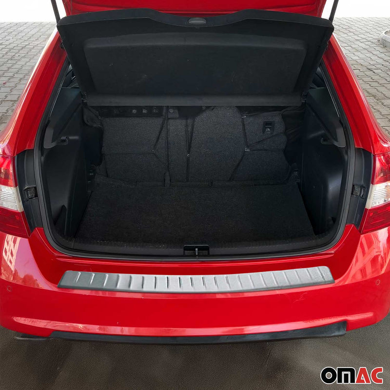 Protection Seuil de Pare-chocs Arriére Pour Skoda Rapid Berline 2012-2019 Brossé