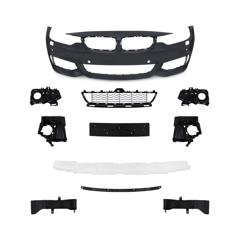 Pare-choc bumper sport-look SRA PDC PP pour BMW Series 4 F32 F33 F36 2013-2021