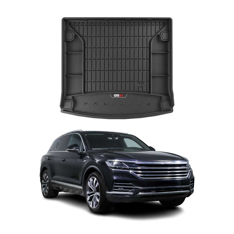Tapis de Coffre pour VW Touareg 2018-2022 TPE Noir