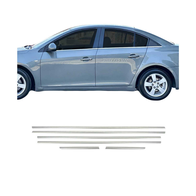 Garniture De Fenétre pour Chevrolet Cruze Limo 2009-2016 6pcs Acier Inox Chrome