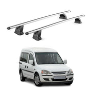 Barres de toit transversales Alu pour Opel Combo C 2001-2012 TÜV 75 kg Gris 2Pcs