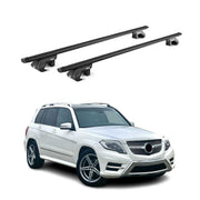 Barres de toit transversales pour Mercedes GLK X204 2008-2015 5 P Noir 2x ABE