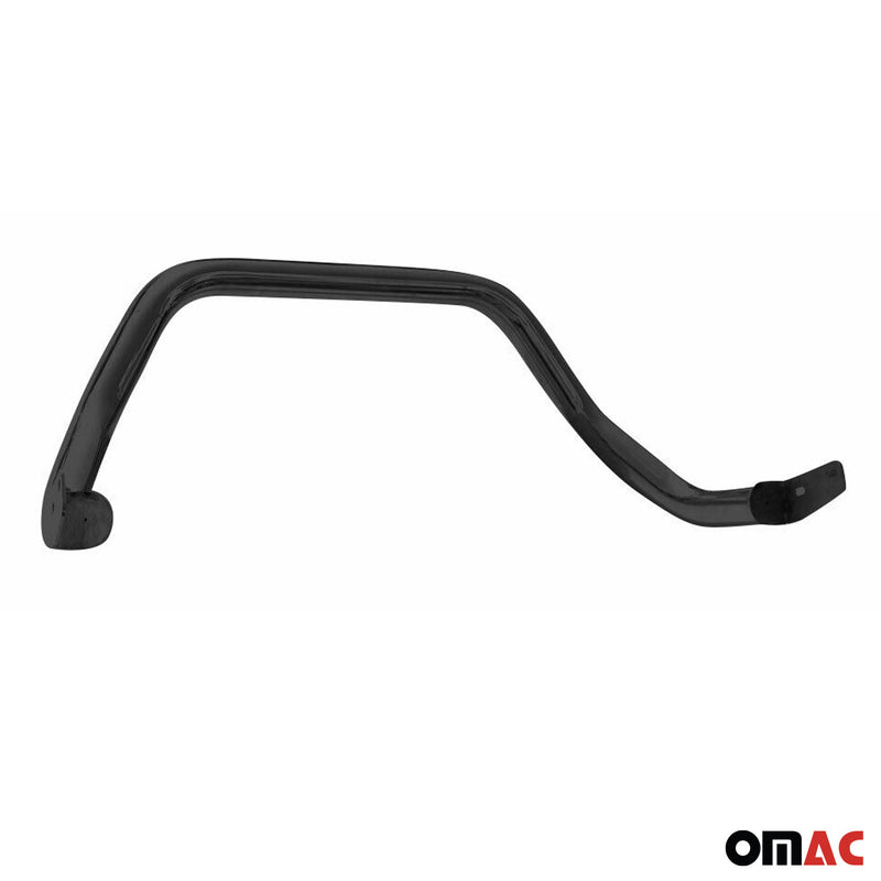 Pare-Buffle Avant Pour Nissan Qashqai 2010-2013 Acier Inoxy Noir