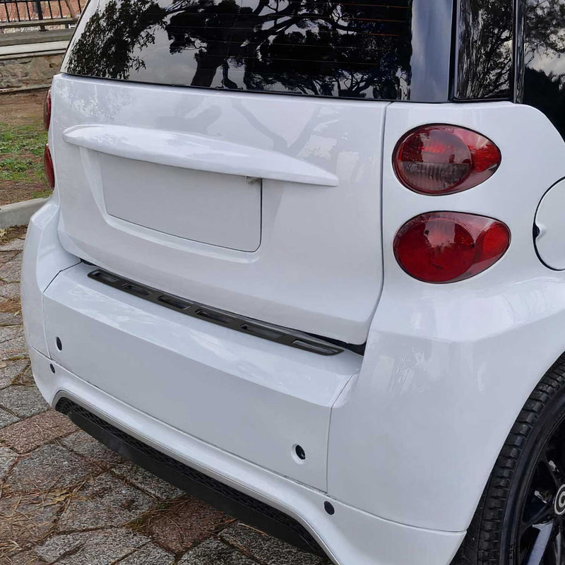 Protection Seuil de Pare-chocs Arriére Pour Smart Citycar 2007-2014 Brossé