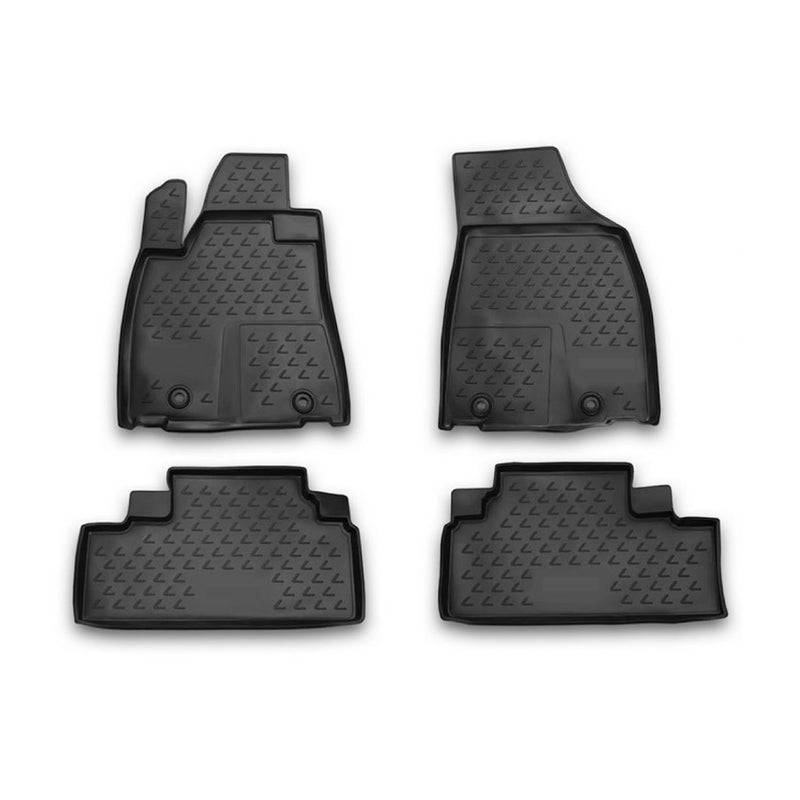 Tapis de sol pour Lexus RX350 2009-2014 en caoutchouc TPE 3D 4Pcs Noir