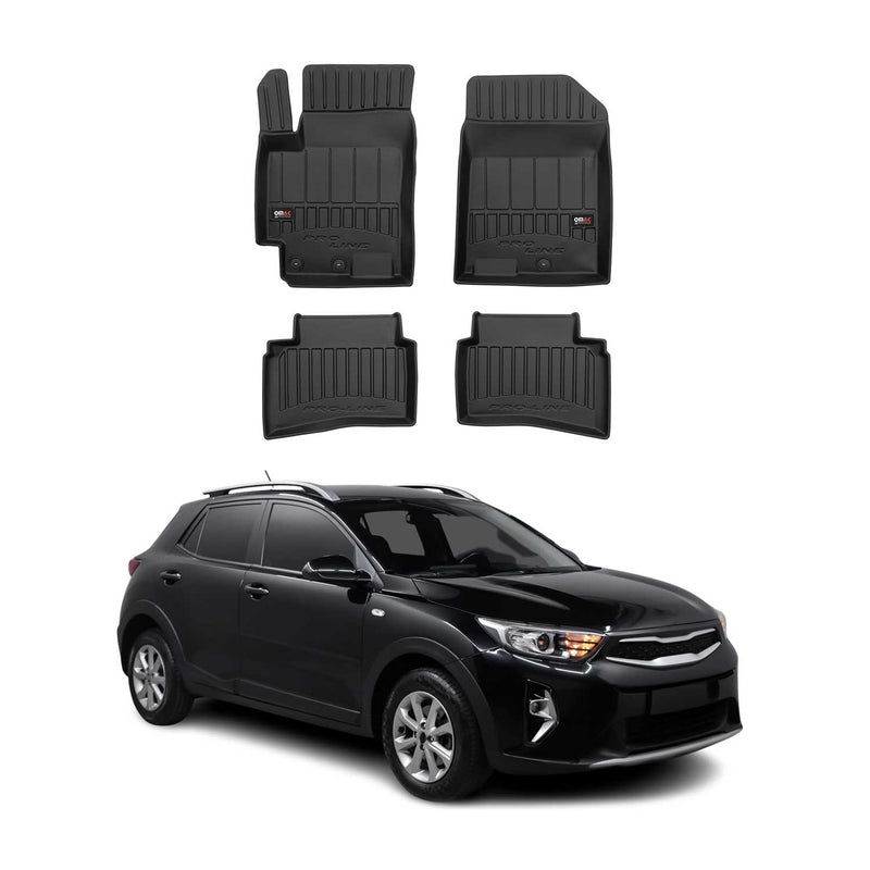 Tapis de Sol pour Kia Stonic 2017-2022 TPE Noir