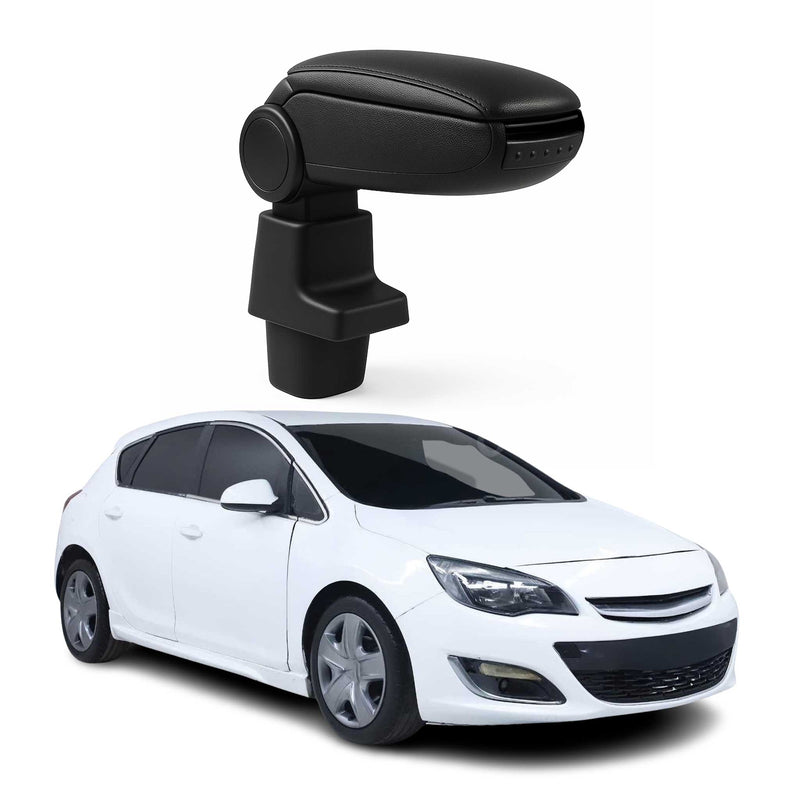 Accoudoir pour Opel Astra J 2009-2015 Vinyl Abs Noir
