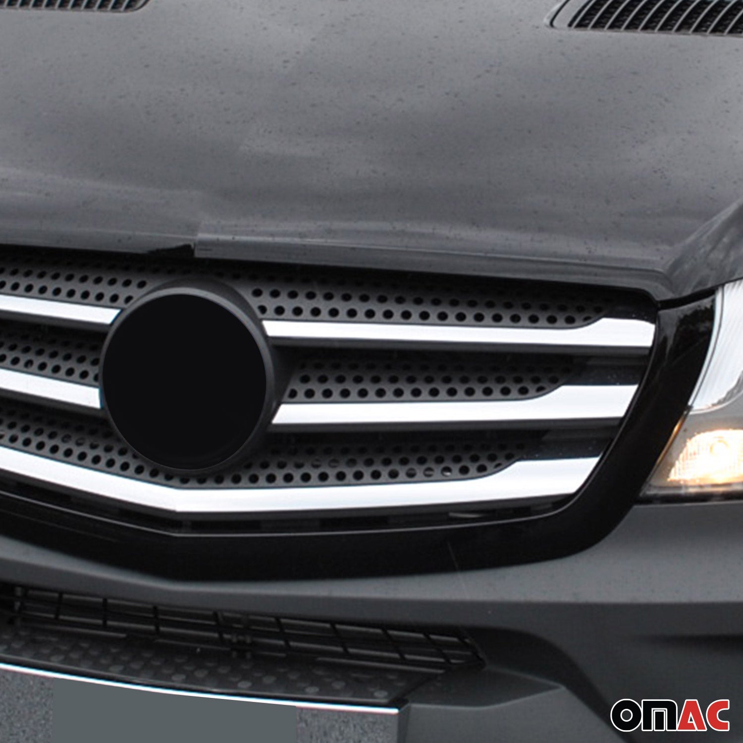 Moulure de Grille de Calandre pour Mercedes Sprinter W906 2013-2018 Acier 5Pcs