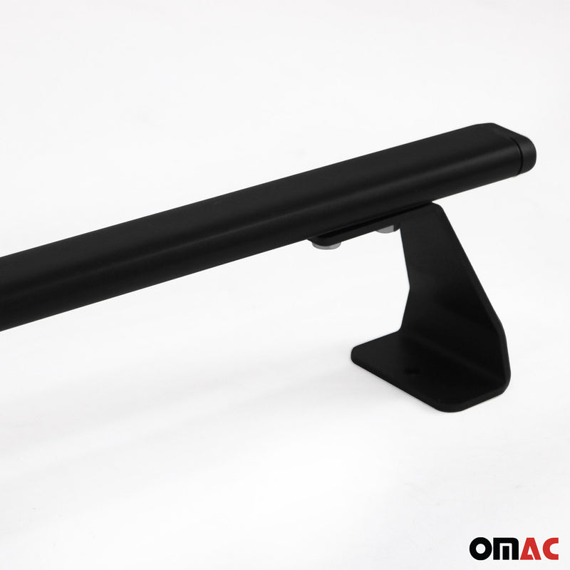 Barres de toit transversales Fiat Doblo 2000-2010 noir en acier