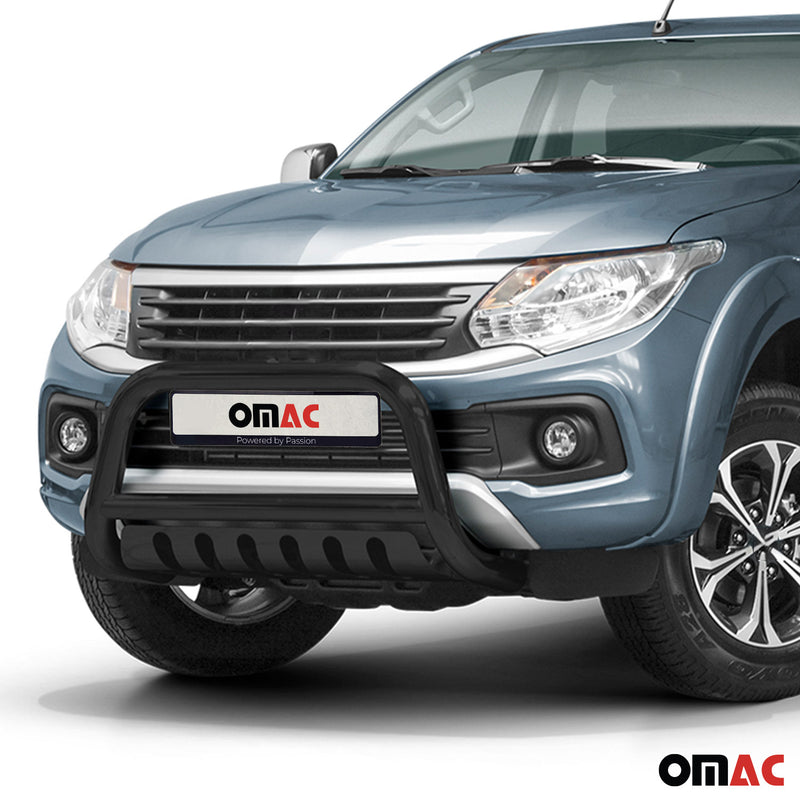 Pare-Buffle Avant Pour Fiat Fullback 2016-2019 Noir