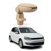 Accoudoir pour VW Polo V HB 2009-2014 Vinyl Abs Beige