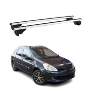 Barres de toit Transversales pour Renault Clio Grandtour 2005-2012 Alu Argent