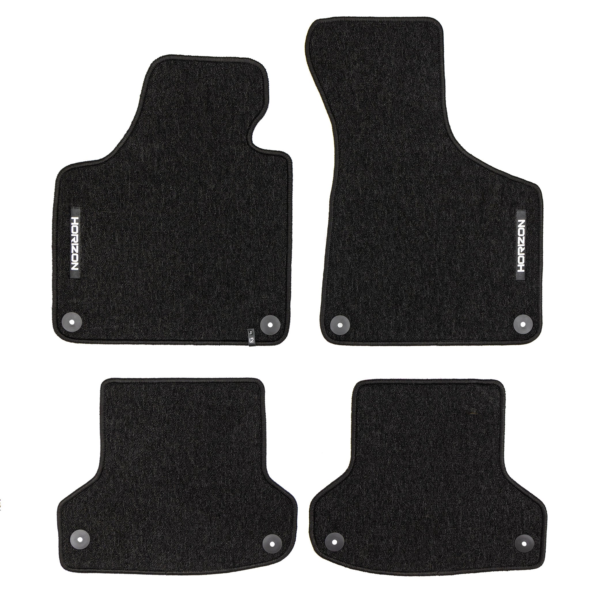 Tapis de Sol de Voiture pour Audi A3 8P 2003-2013 Velours solide et durable 4Pcs