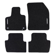 Tapis de Sol de Voiture pour Peugeot 5008 II 2017-2024 Velours Durable Noir 4Pcs