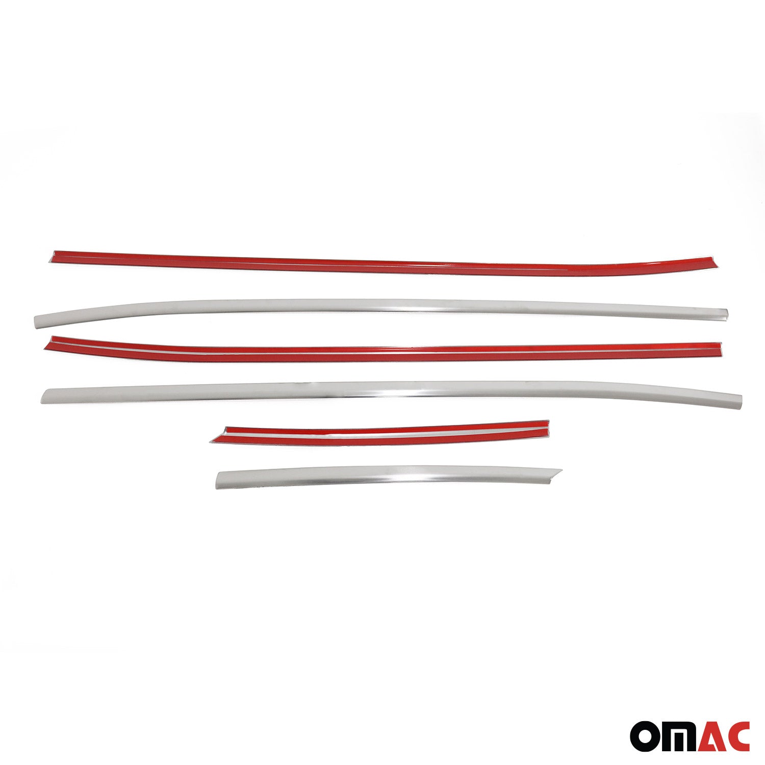 Baguette de fenêtre pour Hyundai Tucson 2022-2026 6Pcs en acier argent
