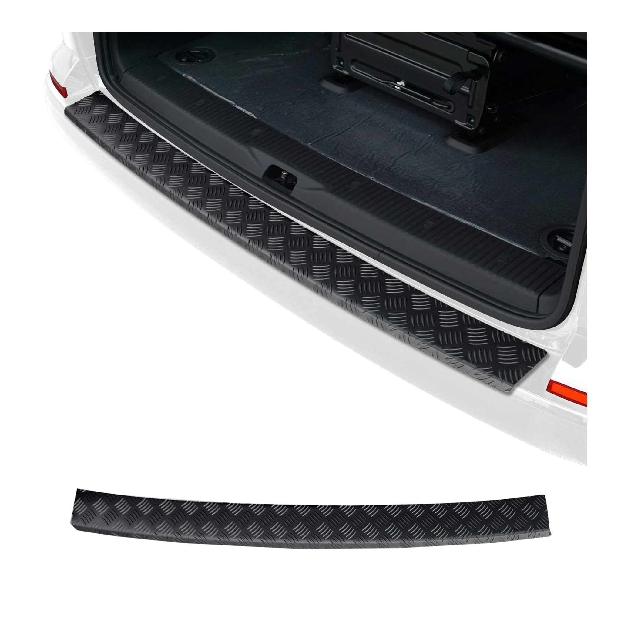 Protection Seuil de Pare-chocs Pour VW T5 Transporter 2003-2015 Alu Noir