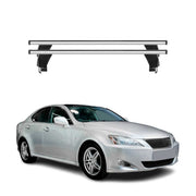 Menabo Barres de toit Transversales pour Lexus IS XE20 2005-2013 Gris ABE 2x