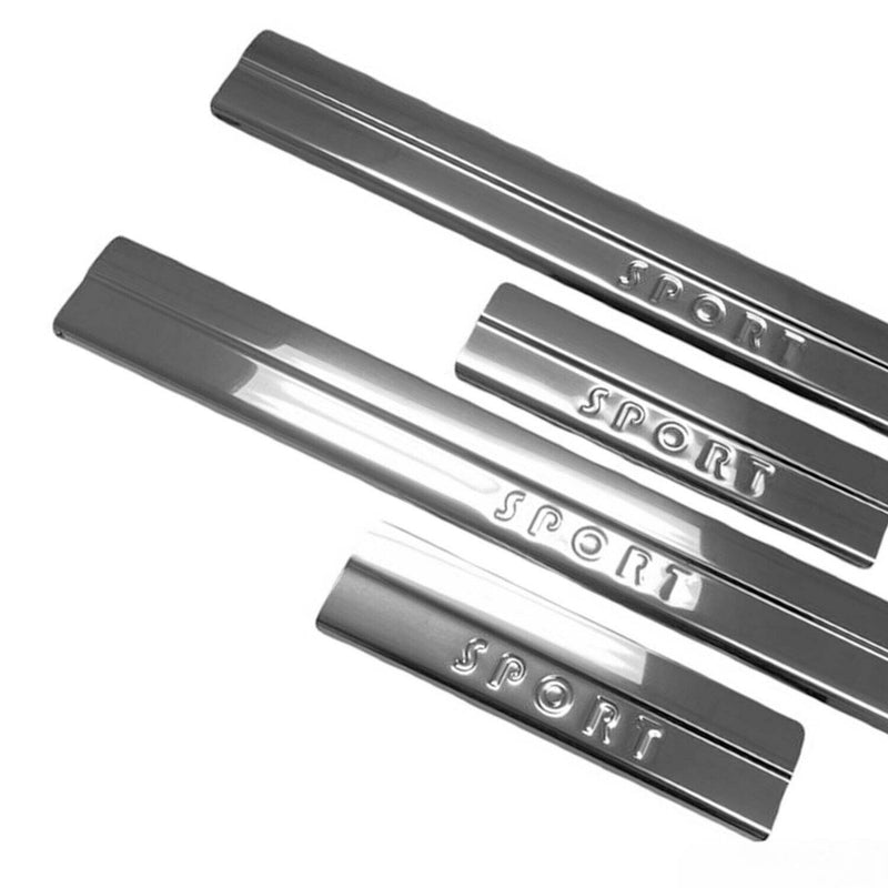 Seuils de porte pour Suzuki Vitara 2015-2025 Acier Inox Chromé Sport 4x