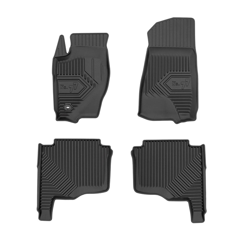 Tapis de Sol de Voiture pour Jeep Grand Cherokee III 2004-2010 TPE Noir 4Pcs