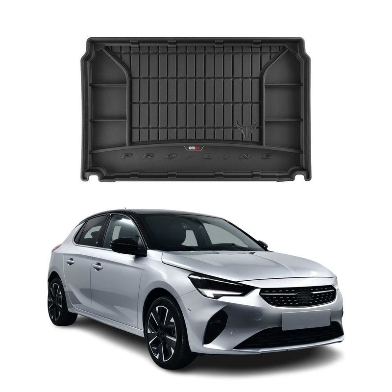 Tapis de Coffre pour Opel e-Corsa 2019-2022 TPE Noir
