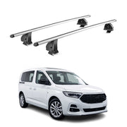 Barres de toit Aluminium pour Ford Tourneo Connect III 2022-2026 TÜV Gris 2Pcs