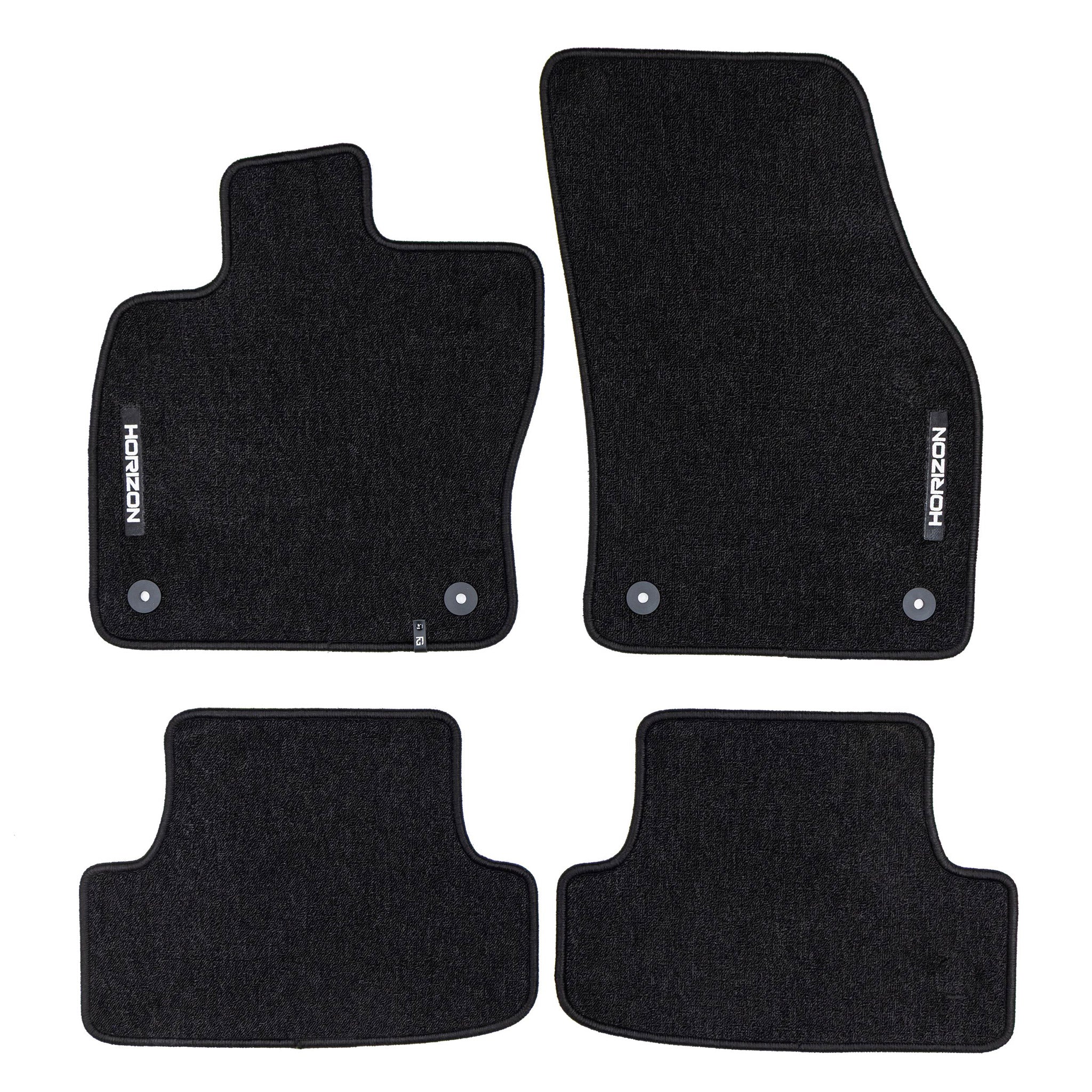 Tapis de Sol de Voiture pour Audi Q2 2020-2026 FL Velours solide et durable 4Pcs