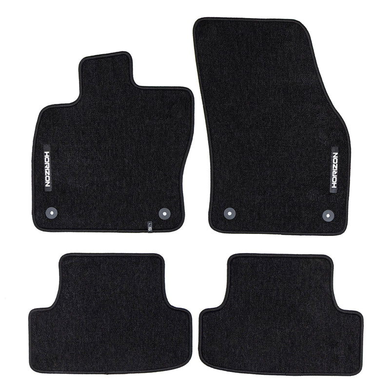 Tapis de Sol de Voiture pour Audi Q2 2020-2025 FL Velours solide et durable 4Pcs