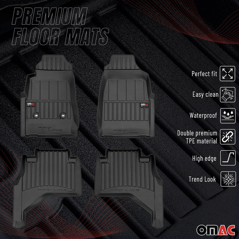 Tapis de Sol pour Isuzu D-Max 2011-2019 TPE Noir