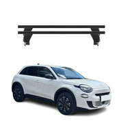 Menabo Barres de toit Transversales pour Fiat 600/600E 2023-2026 Alu Noir 2x