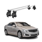 Barres de toit transversales pour Cadillac ATS 2013-2019 Acier Gris