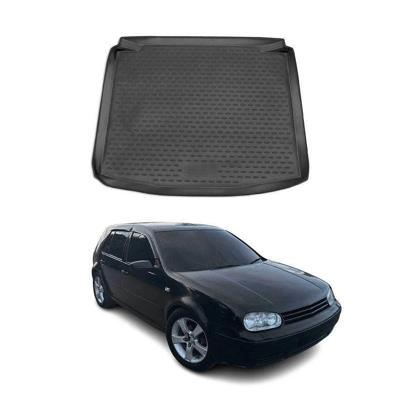 Tapis de Coffre pour VW Golf 1998-2003 TPE Noir
