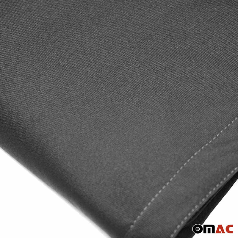 Rideaux pare-soleil magnétique pour Fiat Ducato 2006-2024 Noir Tissu