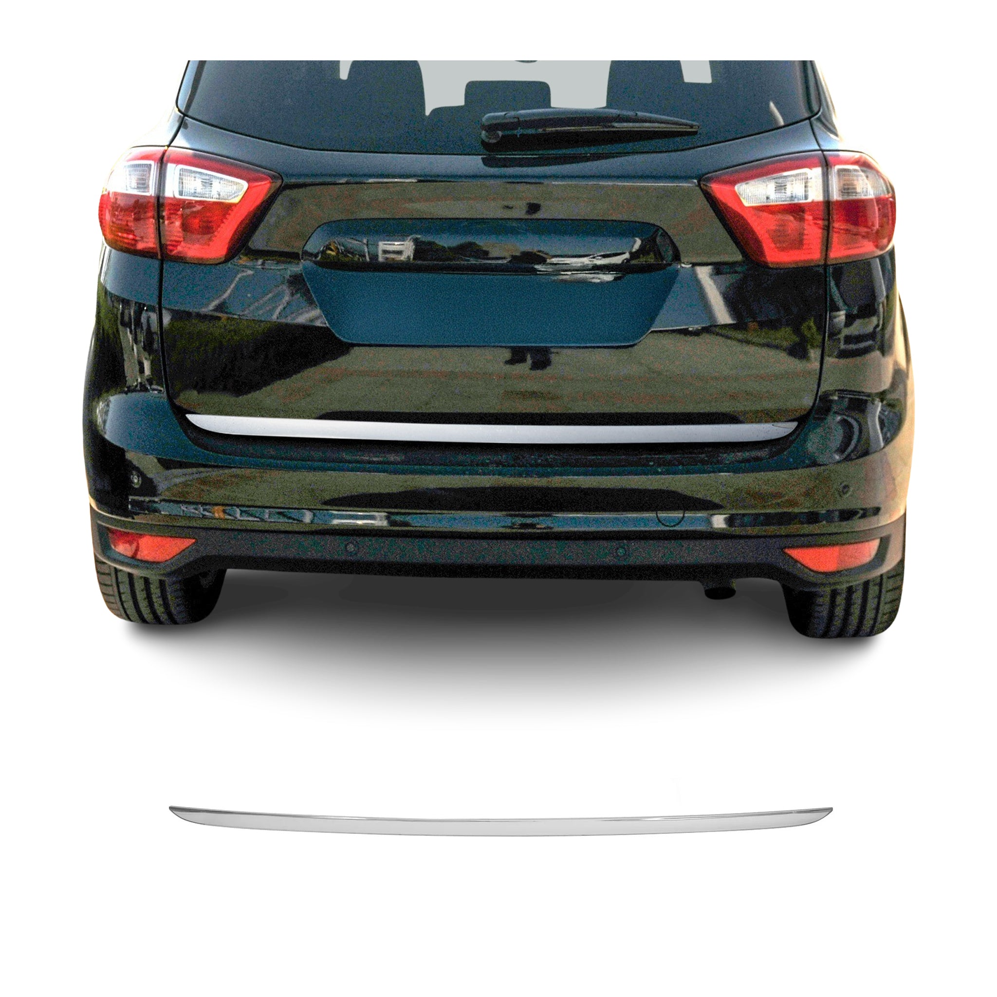 Garniture de Hayon Coffre pour Ford C-Max II 2010-2019 acier inox