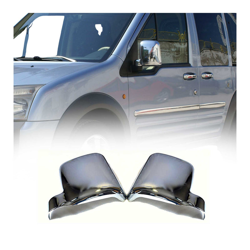 Coques de Rétroviseurs pour Ford Connect Tourneo 2002-2009 en ABS Argent