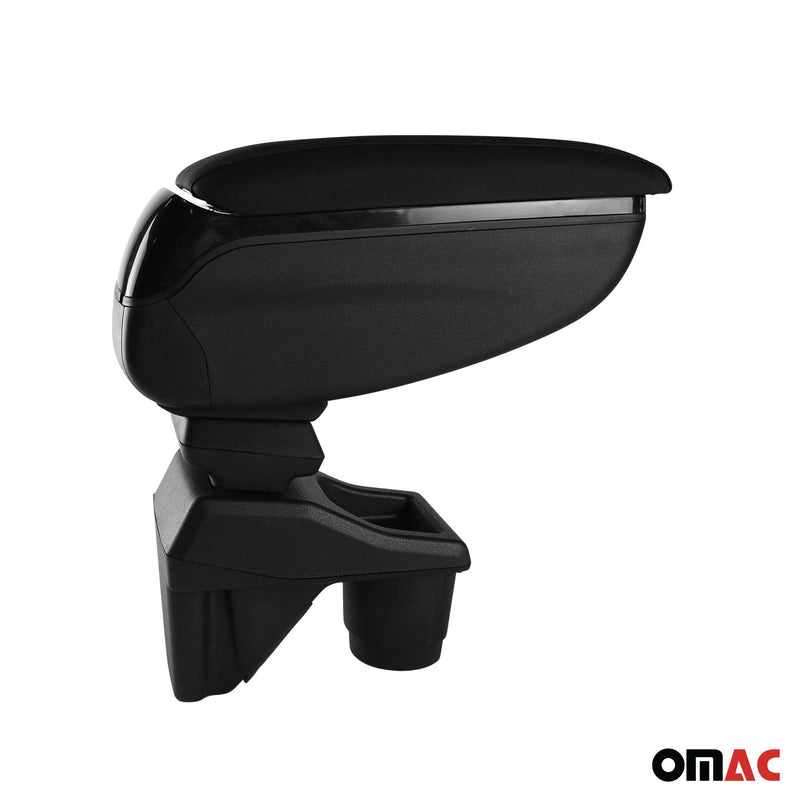 Accoudoir pour Renault Clio V HB 2019-2025 Vinyl Abs Noir Coulissant