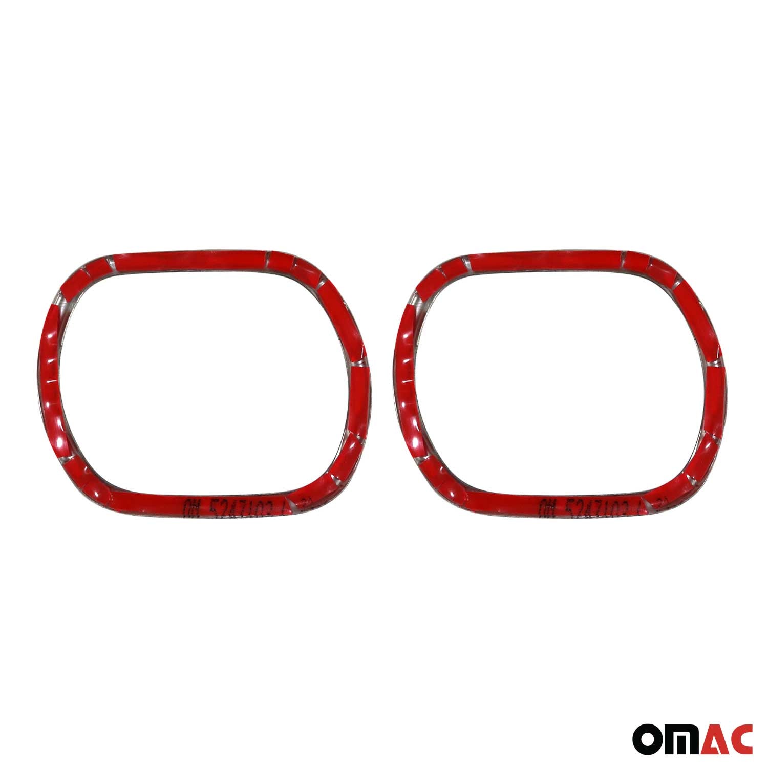 Cache de contour de feu antibrouillard pour Opel Corsa F 2019-23 Pre-FL Acier 2x