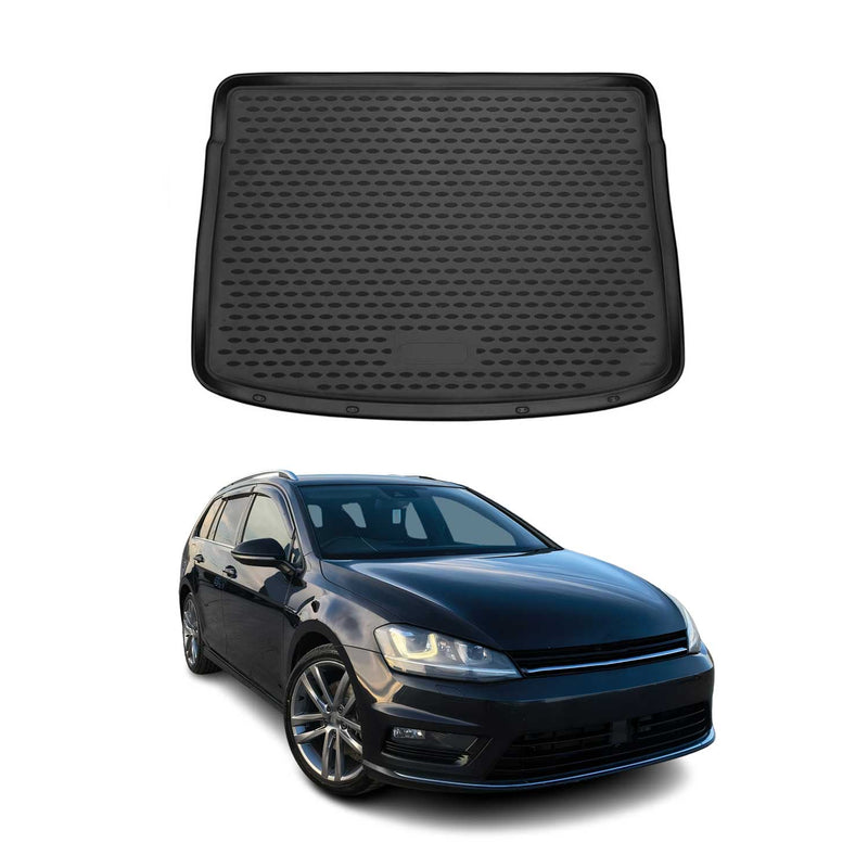OMAC Tapis de coffre pour Volkswagen Golf mk7 Variant 2013-2020 en caoutchouc
